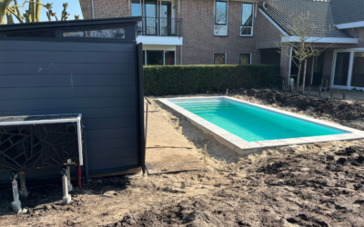 Samen bouw je een zwembad